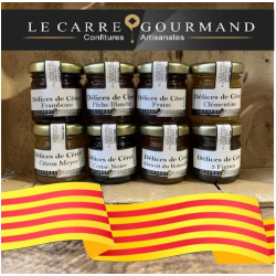 1 Offre découverte de confitures Classiques 8 pots (45grs net)