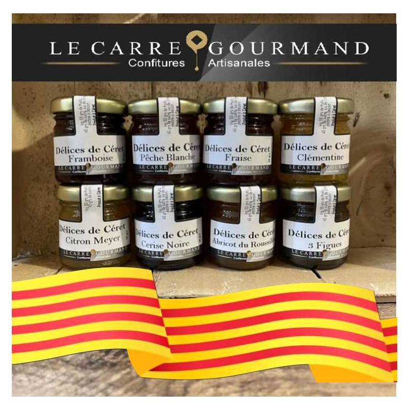 1 Offre découverte de confitures Classiques 8 pots (45grs net) 1 Offre découverte de confitures Classiques 8 pots (45grs net)