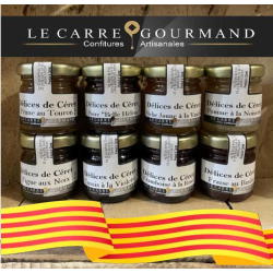 1 Offre découverte de confitures Gourmandes 8 pots (45grs net)