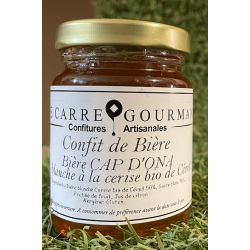 Confit de Bière blanche à la Cerise