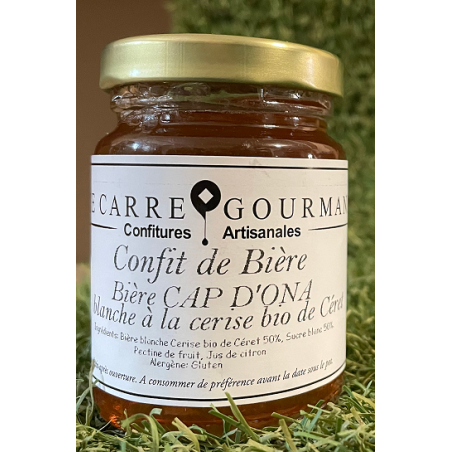 Confit de Bière blanche à la Cerise